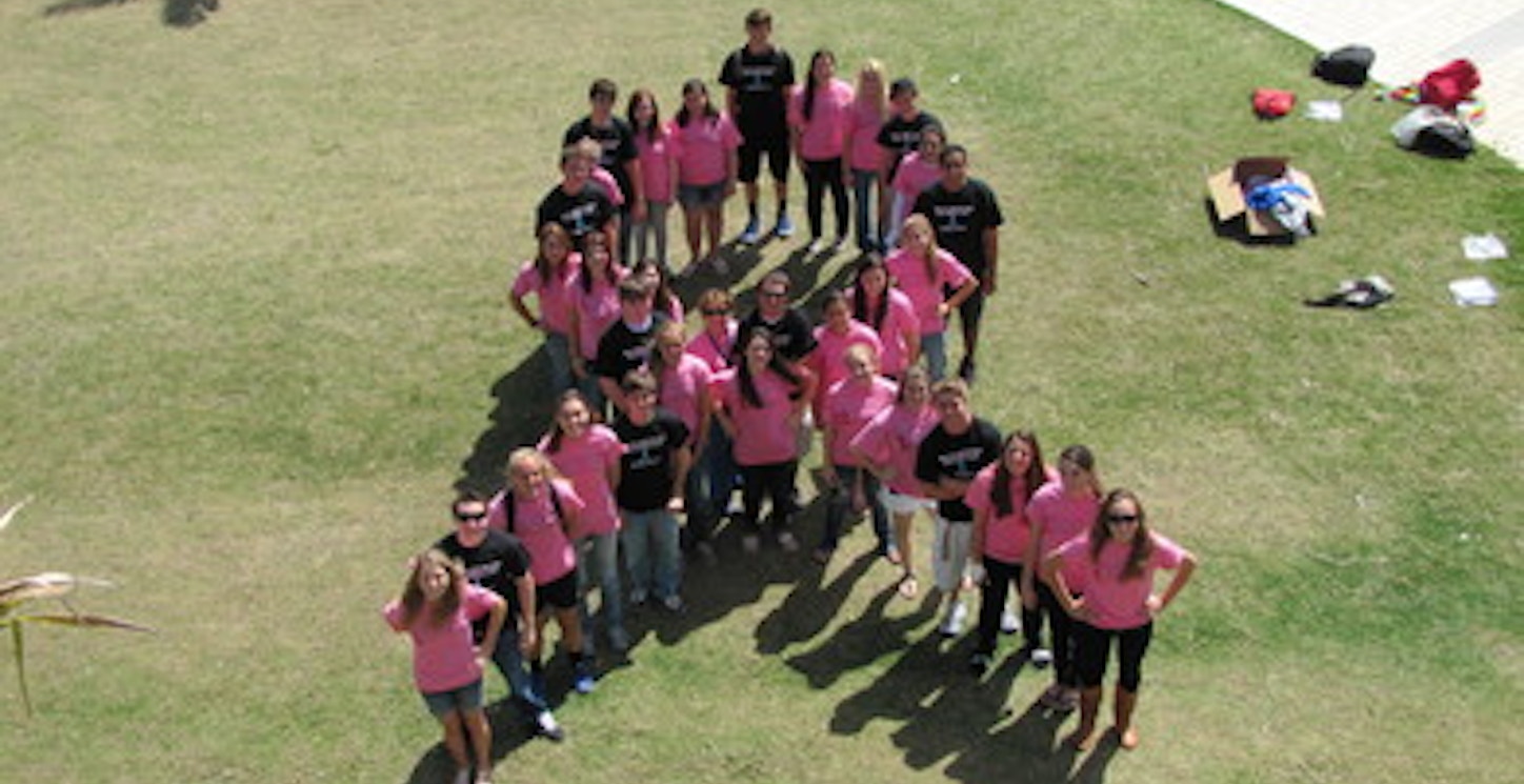 Mhs Is " Racing For A Cure!" T-Shirt Photo